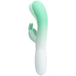 PRETTY LOVE – VIBRADOR CERBERUS RABBIT 30 VIBRAÇÕES VERDE