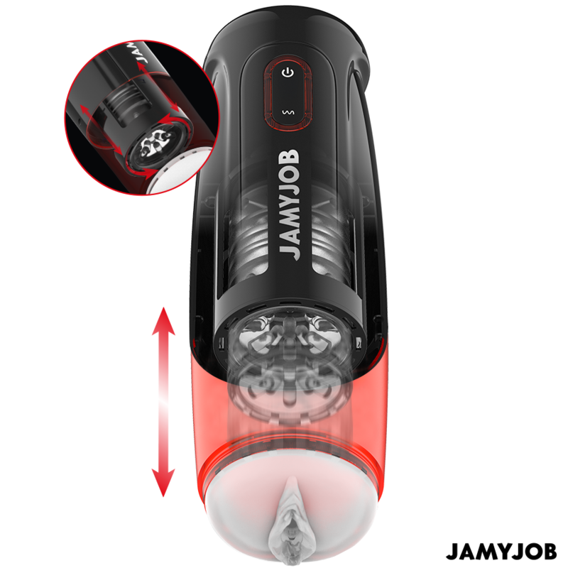 JAMYJOB - STORM MASTURBADOR AUTOMÁTICO DE VAGINA 10 MODOS DE ROTAÇÃO E IMPULSO - Image 2