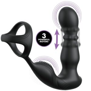 COLEÇÃO ANAL FANTASY ELITE – ANEL ANAL VIBRANTE E MASSAGEADOR COM CONTROLE REMOTO