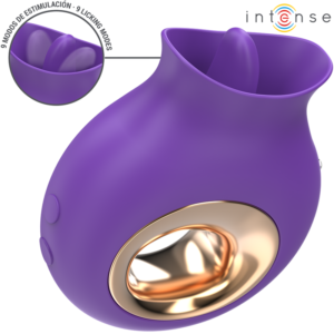 INTENSE – ESTIMULADOR DE CLITÓRIS TULI 9 VIBRAÇÕES E 9 OSCILAÇÕES ROXO