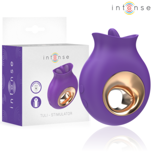 INTENSE – ESTIMULADOR DE CLITÓRIS TULI 9 VIBRAÇÕES E 9 OSCILAÇÕES ROXO