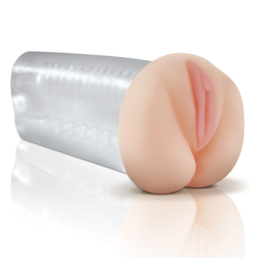 EXTREME TOYZ - MASTURBADOR DE VAGINA NATURAL - TRANSPARENTE - Image 2