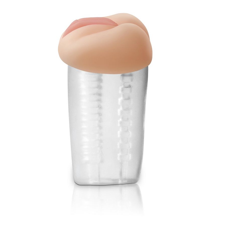 EXTREME TOYZ - MASTURBADOR DE VAGINA NATURAL - TRANSPARENTE - Image 3