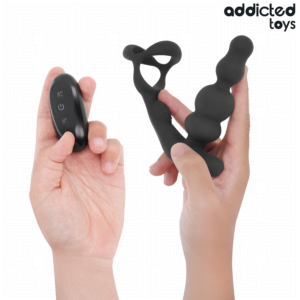 ADDICTED TOYS – MASSAGEADOR DE PRÓSTATA GIRATÓRIO COM CONTROLE REMOTO