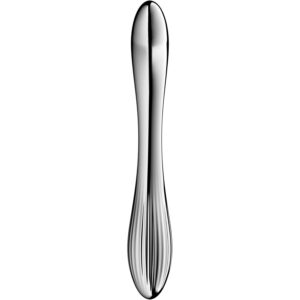 SATISFYER – PURE GRAVITY 1 DILDO DE AÇO INOXIDÁVEL COM DUAS EXTREMIDADES
