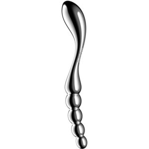 SATISFYER – STAR FORCE 1 DILDO DE AÇO INOXIDÁVEL COM DUAS EXTREMIDADES