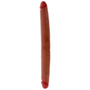 GET REAL – DILDO DE SILICONE DE DUAS PONTAS CARAMELO 40 CM