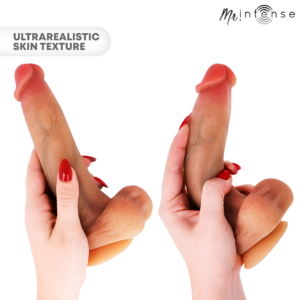 MR INTENSE – BRUCE M DILDO DE SILICONE COM TESTÍCULOS 20 CM -Ø- 4,5 CM