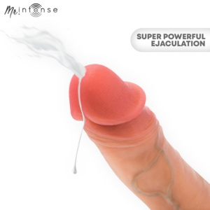 MR INTENSE – DANNY, DILDO EJACULANTE DE SILICONE, 20,5 CM – Ø – 4 CM
