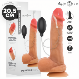 MR INTENSE – DANNY, DILDO EJACULANTE DE SILICONE, 20,5 CM – Ø – 4 CM