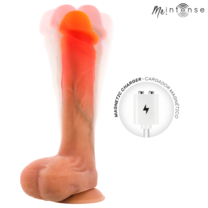 MR INTENSE – BRADLEY VIBRADOR DE SILICONE COM EFEITO DE AQUECIMENTO E CONTROLE REMOTO 21 CM – Ø – 4,2 CM