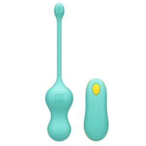 ROMP – CELLO OVO VIBRATÓRIO MULTIFUNCIONAL TURQUESA COM CONTROLE REMOTO
