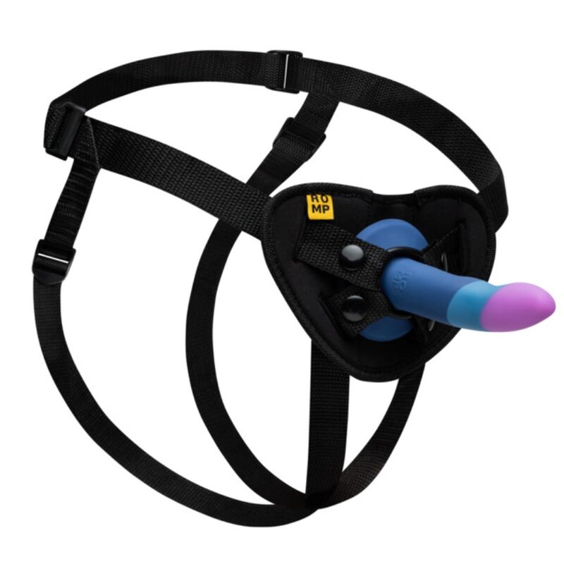 Ilhaerotica - ROMP - PICCOLO DILDO DE SILICONE COM VENTOSA TRICOLORIDA 14 CM