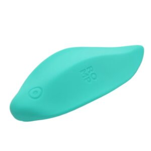 ROMP – VIBRADOR DE ONDAS, ESTIMULADOR CLITORIANO, FORMATO ERGONÔMICO, VERDE-ÁGUA