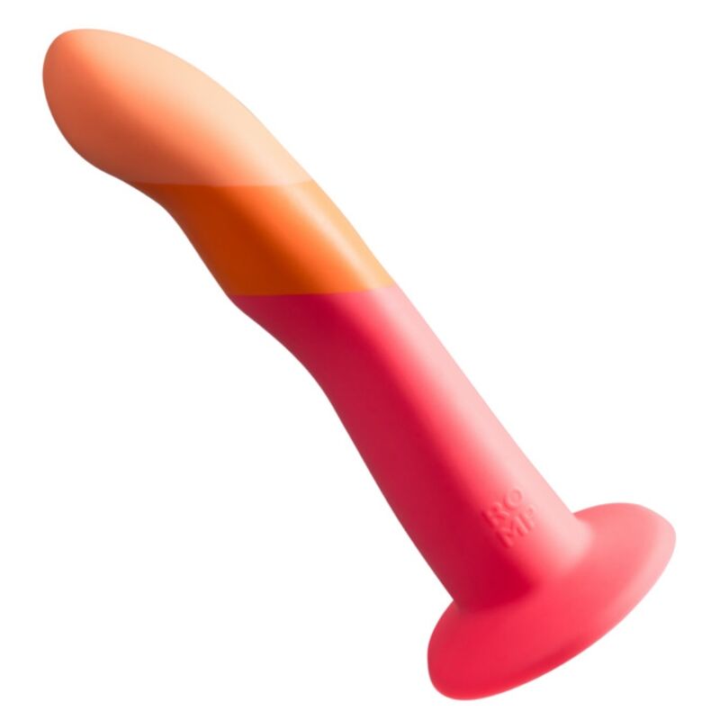 Ilhaerotica - ROMP - DIZI DILDO DE SILICONE COM VENTOSA TRICOLOR 18 CM