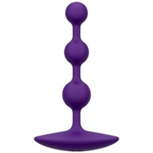 ROMP – AMP CONTAS ANAL DE SILICONE FLEXÍVEIS ROXAS 12,5 CM ROXAS