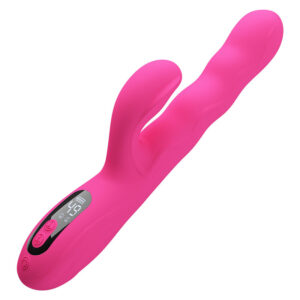 PRETTY LOVE – VIBRADOR COELHO MULTIFUNCIONAL DE INVERNO COM DISPLAY DE LED ROSA