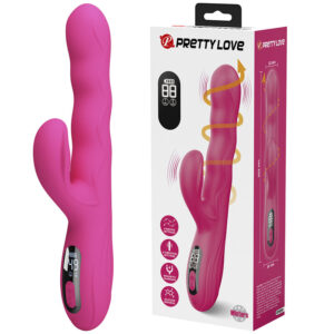 PRETTY LOVE – VIBRADOR COELHO MULTIFUNCIONAL DE INVERNO COM DISPLAY DE LED ROSA