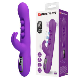 PRETTY LOVE – VIBRADOR SABIEN RABBIT COM ESTIMULAÇÃO POR TOQUE E LED ROXO