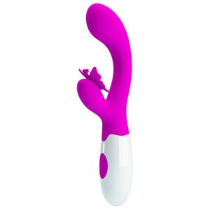 PRETTY LOVE – BUTTERFLY KISS VIBRADOR COELHO COM 30 FUNÇÕES ROXO