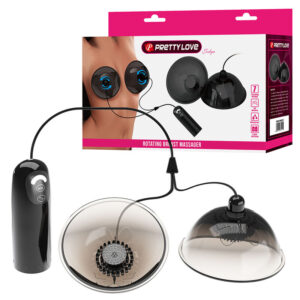 PRETTY LOVE – ESTIMULADOR DE SUCÇÃO DE MAMILO ROTATIVO PRETO
