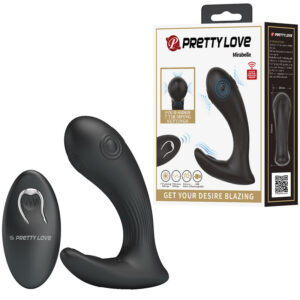PRETTY LOVE – VIBRADOR DE PRÓSTATA MIRABELLE COM CONTROLE REMOTO