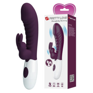 PRETTY LOVE – VIBRADOR COELHO NAUGHTY BUNNY COM 30 FUNÇÕES – ROXO
