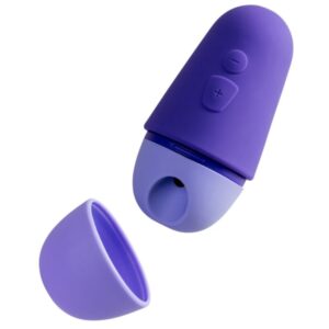 ROMP – FREE X Estimulador Clitoriano com Tampa, 10 Níveis, Recarregável, Roxo