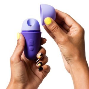 ROMP – FREE X Estimulador Clitoriano com Tampa, 10 Níveis, Recarregável, Roxo