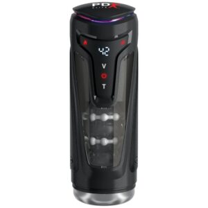 PDX ELITE – MOTO-BATOR PRO MASTURBADOR AUTOMÁTICO COM VIBRAÇÃO E AQUECIMENTO 26,5 CM