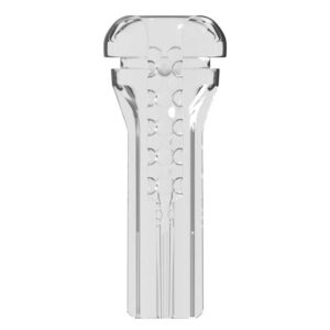 PDX ELITE – VIEWTUBE PLUS STROKER TRANSPARENTE COM ADERÊNCIA FÁCIL E VERSÁTIL 21 CM