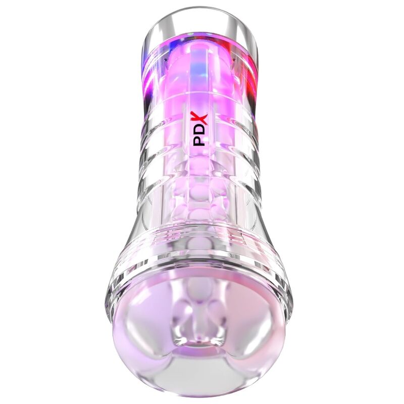 Ilhaerotica - PDX ELITE - VIEWTUBE XXL LED TRANSPARENT STROKER 27