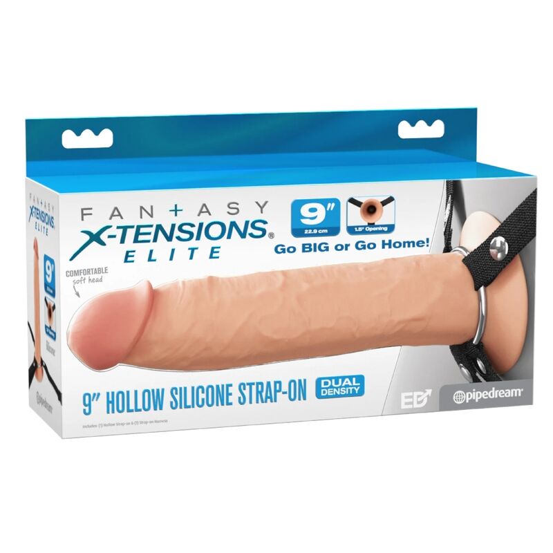 Ilhaerotica - FANTASY X-TENSIONS - ELITE REALISTIC HOLLOW STRAP-ON 24.1 CM