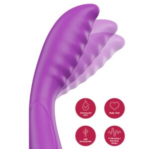 SHE.E.O – VIBRADOR ROXO PARA ESTIMULAÇÃO DO PONTO G