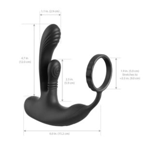 ANAL FANTASY ELITE – ESTIMULADOR ANAL E PERINEAL RECARREGÁVEL PARA INTIMIDAÇÃO E ORGASMO ANAL