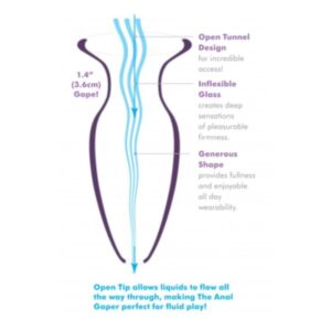 ANAL FANTASY ELITE – MEGA ANAL GAPER PLUG ANAL TRANSPARENTE