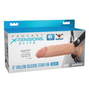 FANTASY X-TENSIONS ELITE – STRAP-ON DE SILICONE OCO DE 15,2 CM