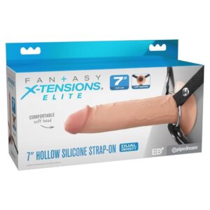FANTASY X-TENSIONS ELITE – STRAP-ON DE SILICONE OCO DE 17,8 CM