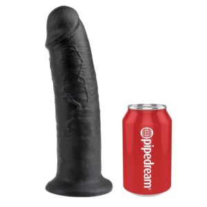 KING COCK – DILDO PRETO 25 CM