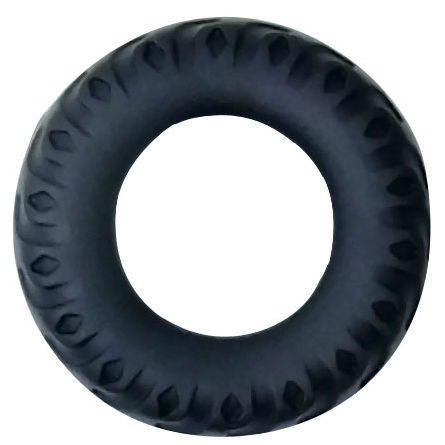 Ilhaerotica - BAILE - TITAN ANEL PRETO VERDE 2 CM