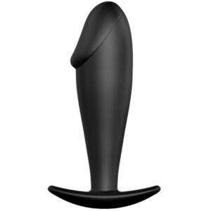 PRETTY LOVE – PLUG ANAL FORMA DE PÊNIS DE SILICONE PRETO