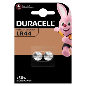 DURACELL – BATERIA LR44 1,5V 2 UNIDADES