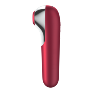 SATISFYER – VIBRADOR E SUCCIONADOR DUAL LOVE COM AR PULSADO VERMELHO