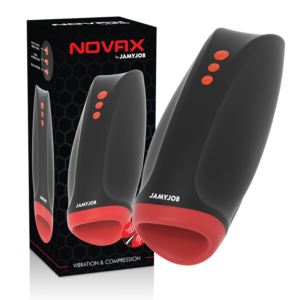 JAMYJOB – MASTURBADOR NOVAX COM VIBRAÇÃO E COMPRESSÃO