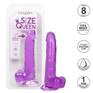 CALEXOTICS – DILDO QUEEN TAMANHO ROXO 20.3 CM