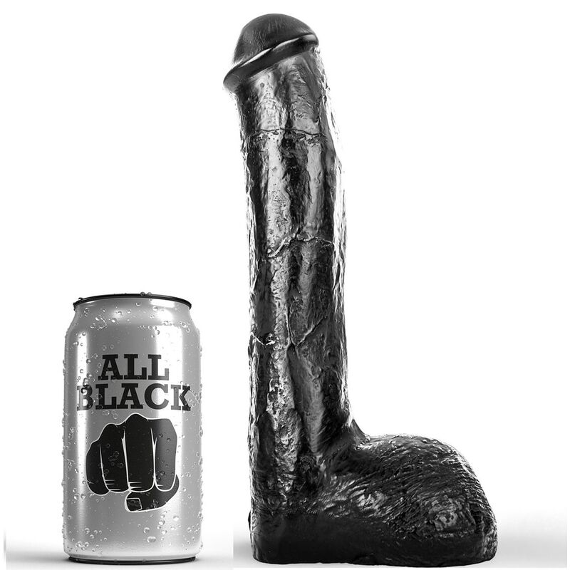 Ilhaerotica - ALL BLACK - PENE REALISTA ANAL 23 CM