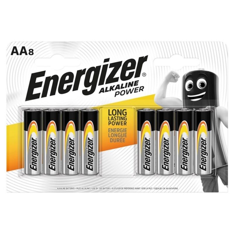 Ilhaerotica - ENERGIZER - POWER BATERIA ALCALINA AA LR6 8 UNIDADE