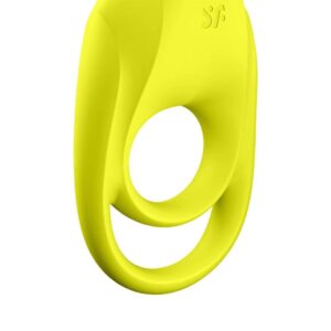 SATISFYER – SPECTACULAR DUO RING VIBRADOR AMARELO