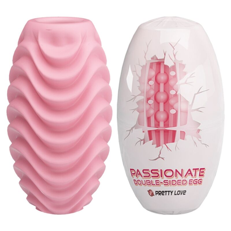 Ilhaerotica - PRETTY LOVE - OVO MASTURBADOR ROSA DUPLA FACE