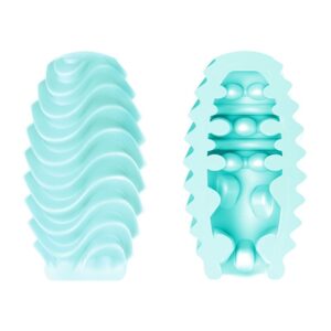 PRETTY LOVE – OVO MASTURBADOR TURQUESA DUPLA FACE